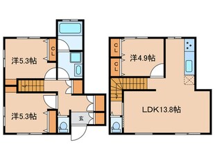 トリコ大塚　Ｂ棟の物件間取画像